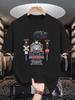 Classic Steam Locomotive Railway Crossing Graphic Mens Crew Neck T Shirt Retro Train Print Short Sleeve Casual Cotton Summer Top