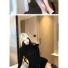 Women Sweet Cool Slim Fitted High Waist Long Sleeve Puffy Short Dress