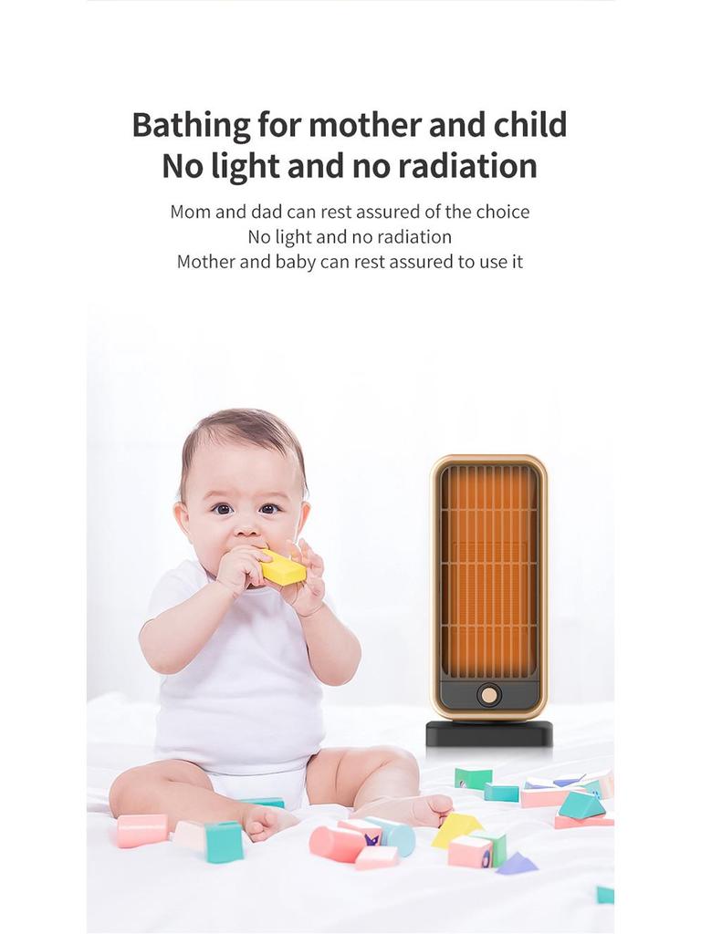 New Vertical Household PTC Ceramic Electric Heater - Quick Three-Second Warm Air Blower in Stock