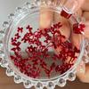 50 Pcs Mix Colorful Cute Bow Ribbon Resin Nail Art Decorations 3D Butterfly Nail Charm Jewelry  Diy Accessories Manicure