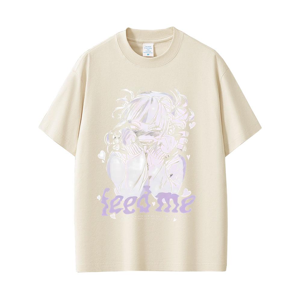 

Anime My Hero Academia Tshirt Cute Sexy Toga Himiko Graphic Tshirts Unisex Women Cartoon Unisexga Oversized Y2K Short Sleeve Tees L