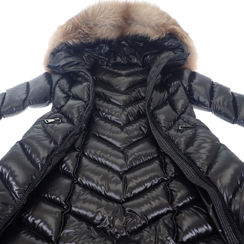 Moncler I20931C00038_C0065 Down Jacket Black Nylon Women