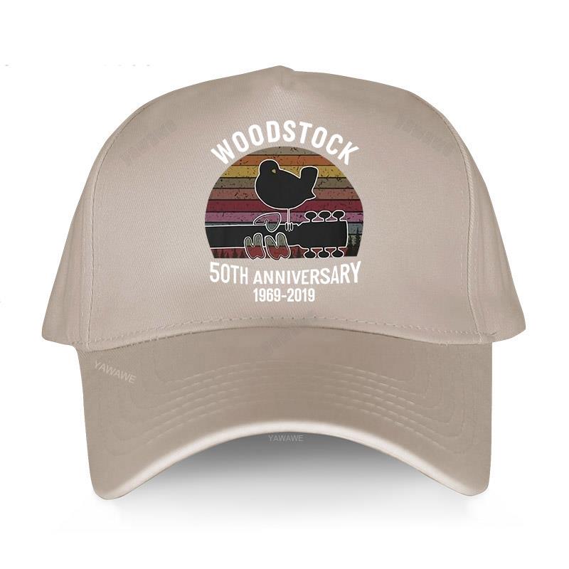 

Fashion brand Baseball caps sunmmer Snapback Hat unisex Woodstock 50Th Anniversary 1969 Adult latest golf cap Breathable hats Adjustable& 8Y