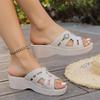 New Summer Style Comfortable and Wear-resistant Casual Open-toe Elegant and Fashionable Women's fish mouth slippers