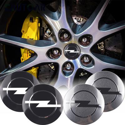 4pcs Car Wheel Center Hub Cap Logo Stickers Rim Cover Emblem Accessories For Zafira B Corsa Insignia Mokka Car Wheel Hubcap