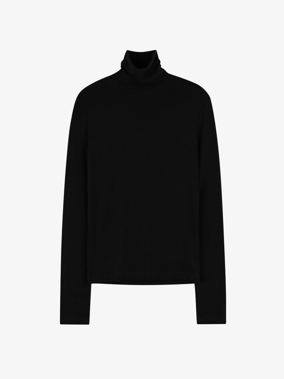 Rosiro Lossy Turtle Neck Polar Knit Black Free