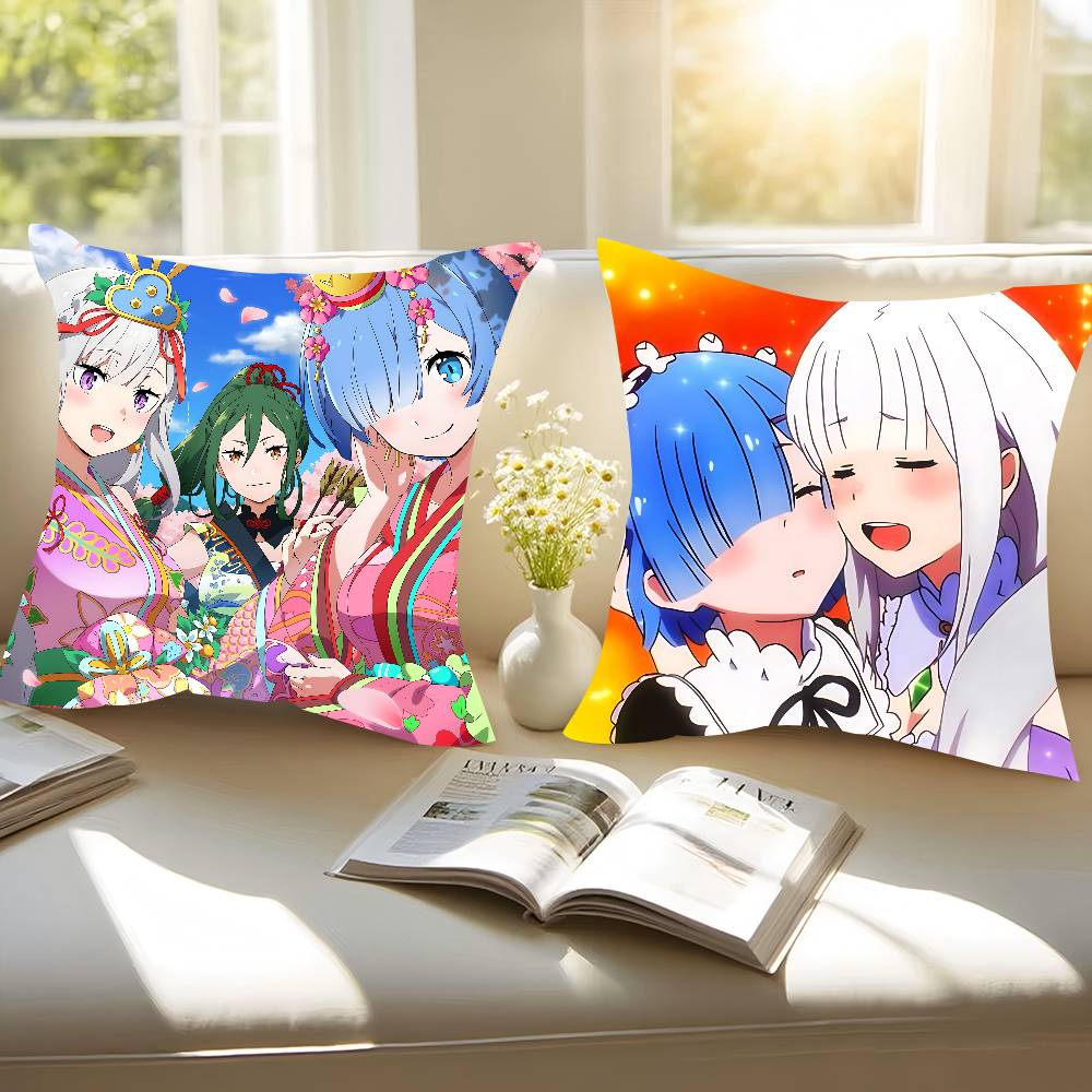 Re Anime Zero Pillow Case Removable Washable Cushion Cover – All-Season Soft Linen