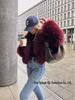 2025 Autumn/Winter European & American Style Women's Slim Fur Fleece Long Coat