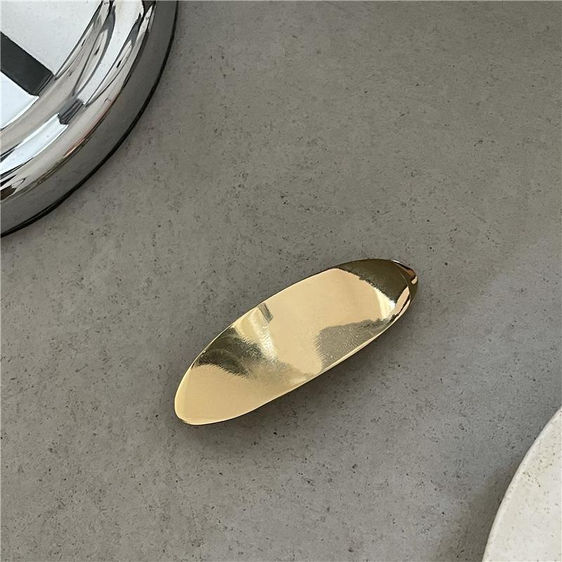 1 pcs 6cm Long Alloy Barrettes French Clips Hairclips for Girls and Women Metal Color Hair Accessories Hairpins