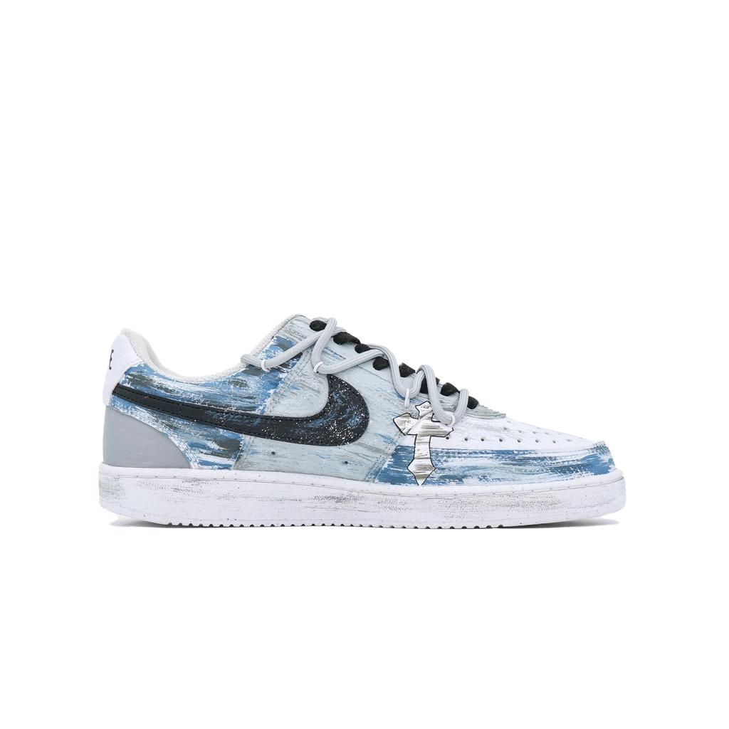 Nike Court Vision 1 Odolné proti oděru Nízké Skateboardové boty Pánské Světle šedé DH2987-101(Tým408-)
