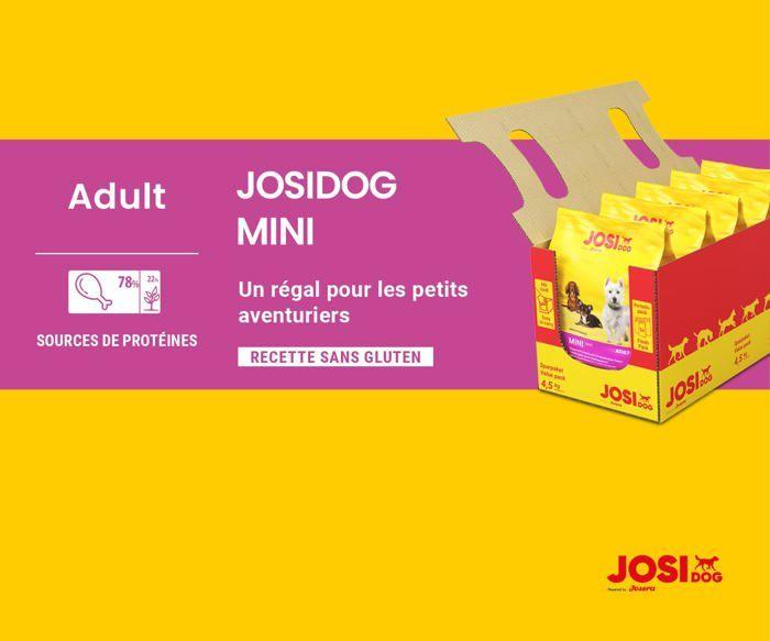 Croquette - JOSERA - Nourriture sèche - 2.7 kg - Chien adulte - Petit chien