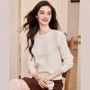 Women's Beaded Lace Knit Sweater