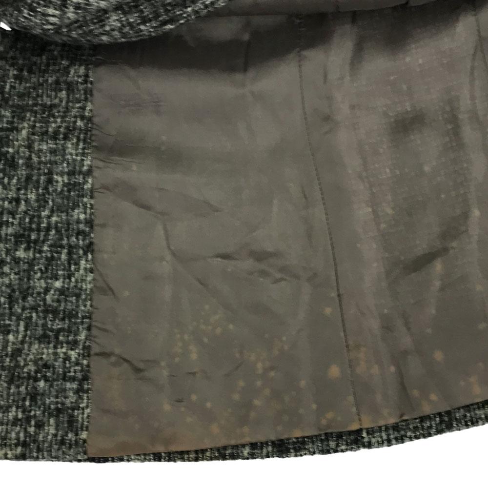 Max Mara Made In Italy Wool Blend Skirt Suit Setup 38 Gray Lined Back Zip Women Used