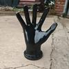 2piece Black Hand Sculpture Basketball Football Wall Holder Space Saving Storage Rack Ball Storage