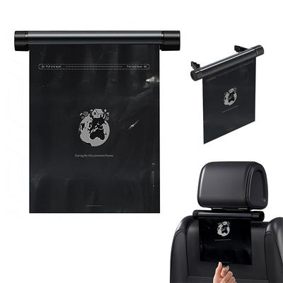UrbanPulse Car Garbage Car Trash Can Large Slim Storage Small Item Easy and Car Accessories Bags, Organizer, Waterproof, Capacity, Disposable, Pocket,