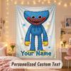 Custom Personalized Tapestry,Poppy Playtime Print Custom Name Text Wall Art Hanging for Bedroom