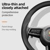 Geschikt voor Porsche Ultra-dun Ademend Leer Stuurwielhoes Geschikt voor Casenne 996 Macan 957 Volante Boxster 986 718 Alcantara 997