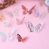 48Pcs/4Set 3D Butterfly Wall Decor 4 Styles 3 Sizes,Butterfly Decorations For Butterfly Birthday Party Cake Room Decorations