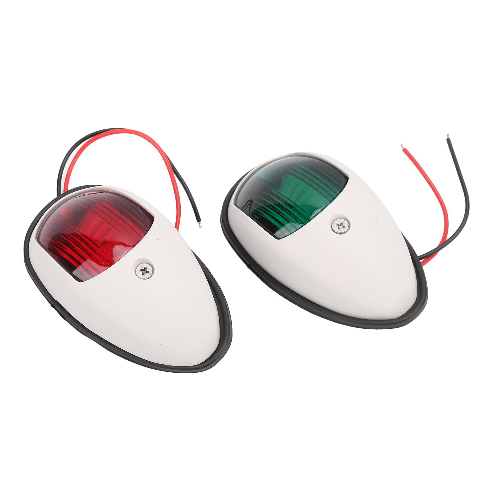 

2 ШТ 10-30 В Светодиодный Навигационный Огонь для Лодки Сигнальная Предупреждающая Лампа Универсальный для Понтона Яхты