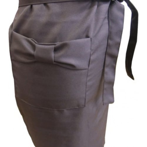 Cute and stylish women's ribbon apron, Chocolat, TO146