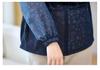 Early Spring Printed Lapel Zipper Jacket for Middle-Aged & Elderly Women - Loose, Comfortable Outerwear