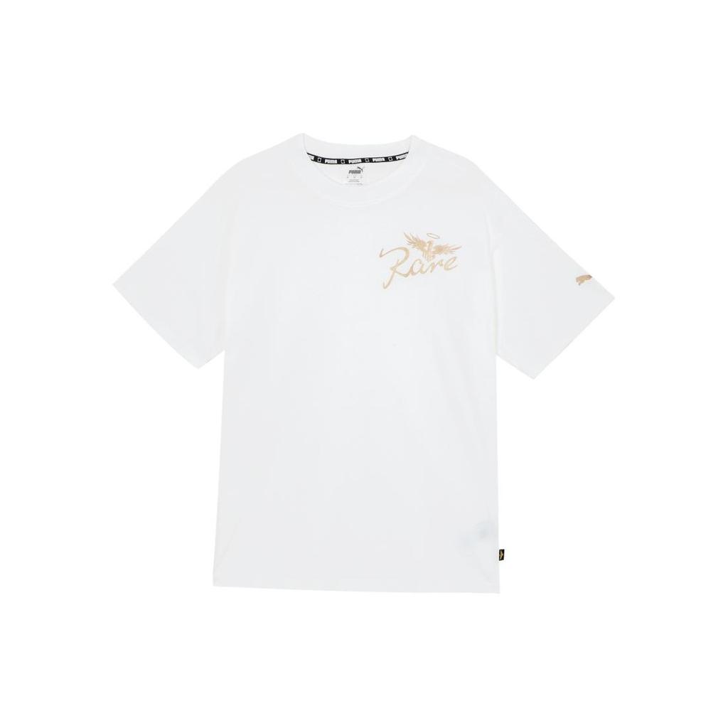 New PUMA T Shirts Unisex White 621709-01