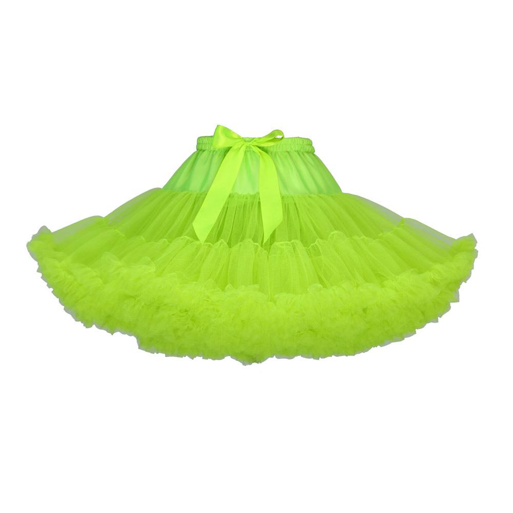 Spodnička Lolita Cloud: Trendy bezkostá čistá příze puff sukně pro cosplay