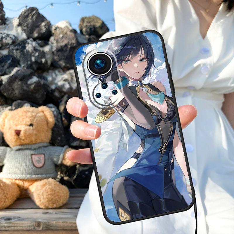 Genshin Impact Yelan Case For Honor Magic 8 7 5 6 Pro X9a X9b X9c X9d X8c X8b Win RT 50 70 90 200 400 Lite Cover