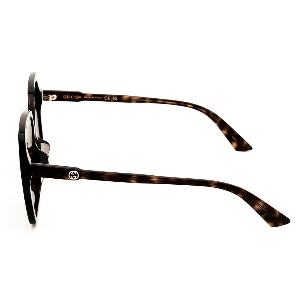 Gucci Occhiali da Sole Quadrati in Acetato con Aste Logo Donna