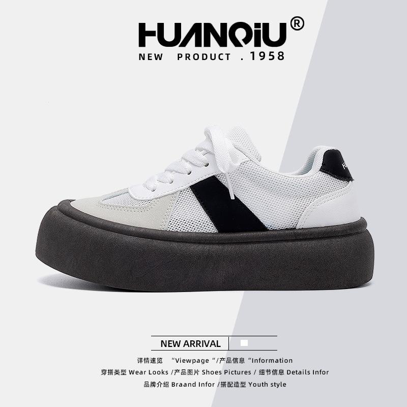 

Глобальная платформа желтые кеды женские ZHQ5986 лето нишевые универсальные студенческие для увеличения роста повседневные туфли женская обувь тренд 40