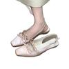 Baotou Sandals Women's Summer New French Stunning Fairy Style Evening Thick Heel Silver Single Shoes Temperament High Heels