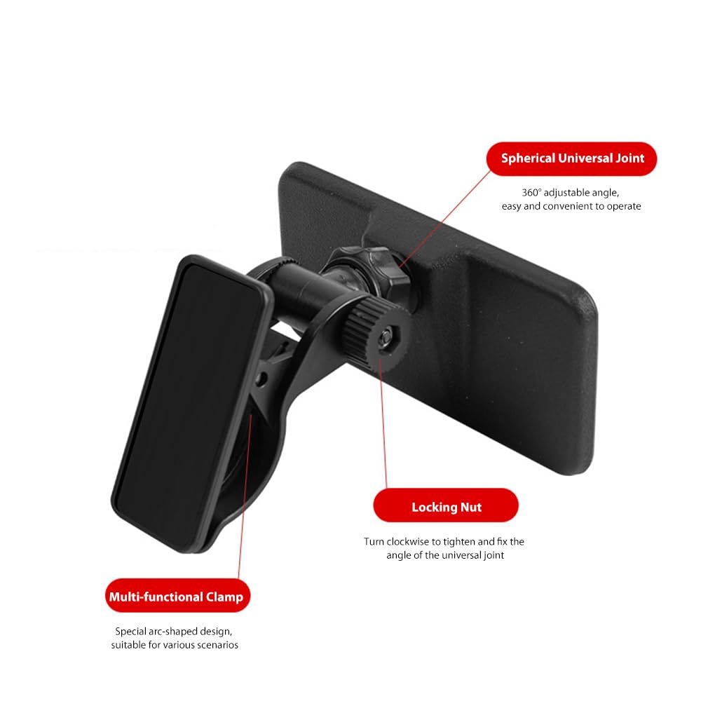 Luejnbogty Stroller Adjustable Car Interior Rearview Universal Shatterproof Child Watching Mirror for Car Truck SUV Mirror, Clip-on Mirror,