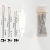 31PCS Cross Stitch Gold Tail Needle Dull Head Round Tip Needle Handmade General Three-strand Embroidery Needle