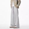 Solid Color Drawstring Versatile Sweatpants Men's and Women's Trendy Autumn and Winter New Wide-leg Loose Lazy Wind Mopping Casual Trousers