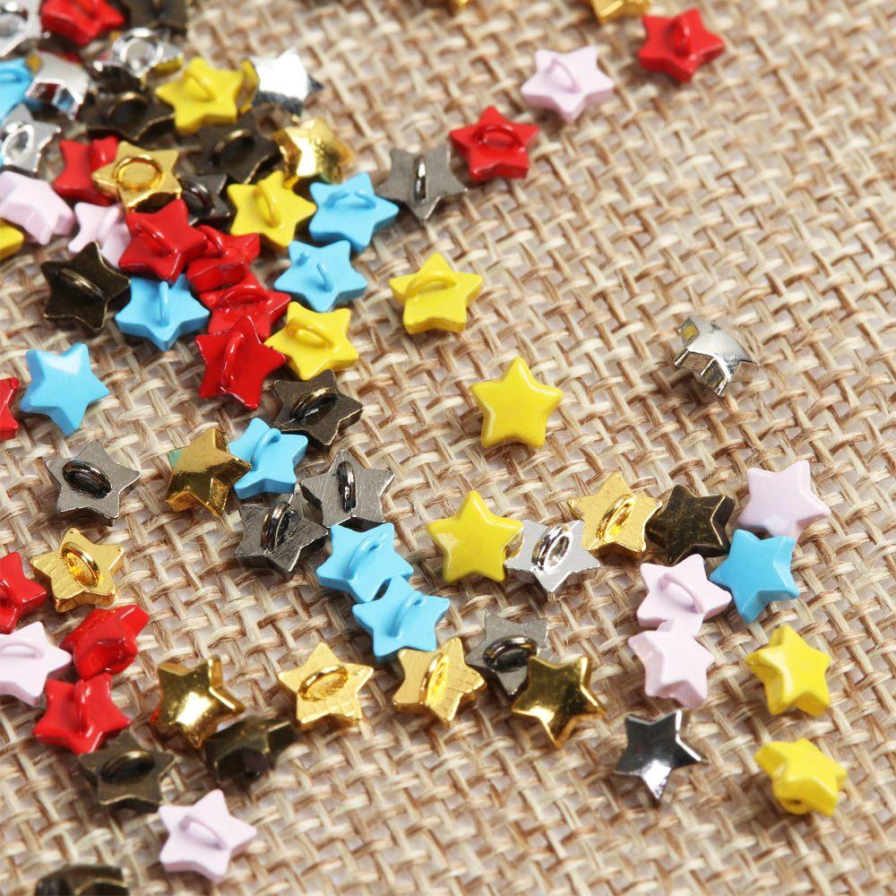 Domek dla lalek Miniaturowe Rękodzieło DIY Ubranka dla lalek Mini Guziki Odzież Szycie Klamra Metalowe Klamry