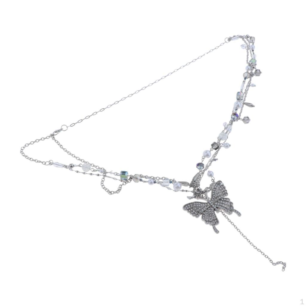 Corrente de Cintura para Biquíni Feminino, Joia Corporal Multicamadas para Uso no Verão