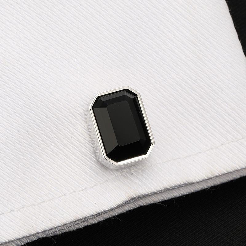 French Shirt Business Cufflinks Crystal Cuff Nails Men'S High-End Shirt Buckles Cuff Buckles Men'S And Women'S Gift Boxes