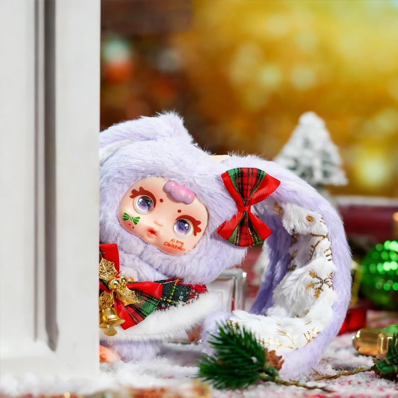 Nové Mm Mléčné Cukroví Vánoční Série Tajemná Slepá Krabička Kawaii Přívěsky na Tašku Roztomilé Stolní Dekorace Plyšové Vinylové Panenky Vánoční Dárky