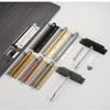 1Pc Lightweight Stainless Steel Automatic Door Closer Device Is Quiet And Suitable For Residential Use With Screw Accessories