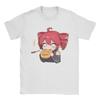 Unisex Unisex Tshirt Kasane Teto Funny Pure Cotton Tees Short Sleeve Anime Kawaii T Shirts Crew Neck Clothes Classic