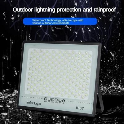 Lampa Solarna 100/200/300W Zewnętrzna Wodoodporna Lampa Reflektorowa Światło LED Lampa Zewnętrzna z Pilotem Sterowania Lampa Uliczna Solarna Sterowanie Światłem