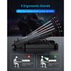 Laptop Cooling Pad for 12-15.6 Inch, 6 Cooler Fans with Blue Lights, Laptop Cooling Stand with 2 USB Ports