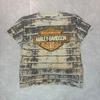 1990er Harley Davidson Ziegelwand All-Over-Print T-Shirt #Biker Unisex T-Shirt