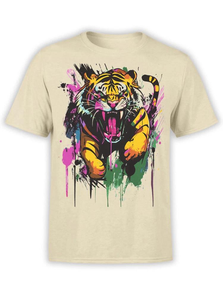 Tiger Tshirt Collection Splash Attack Tiger Tshirt Unisex