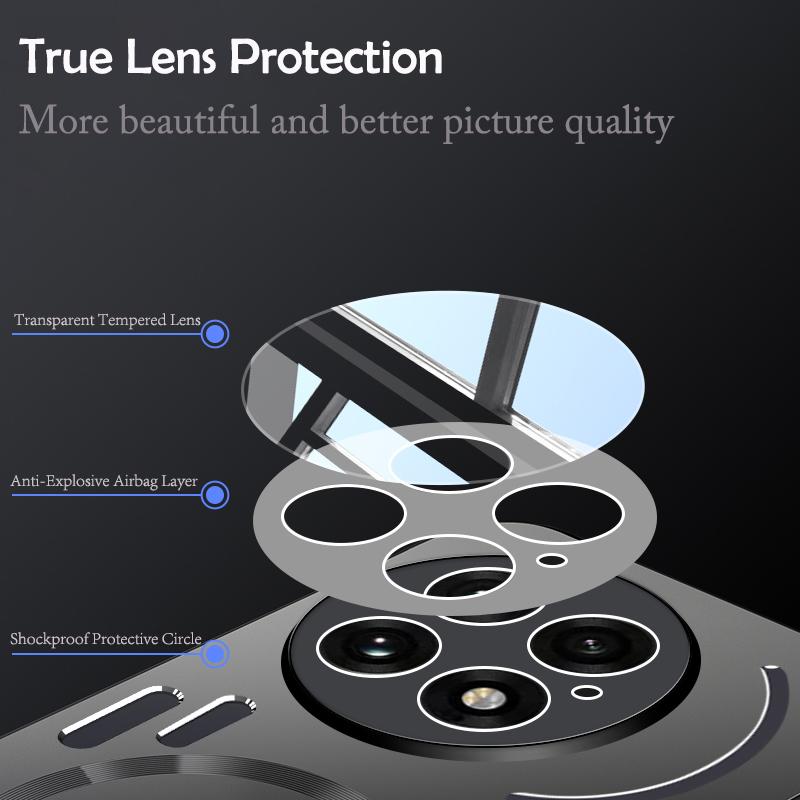 Hard Metal Heat Dissipation Magnetic Wireless Charging Cover For OnePlus 13 13R 12 One Plus 13 Cool Protective Back Case