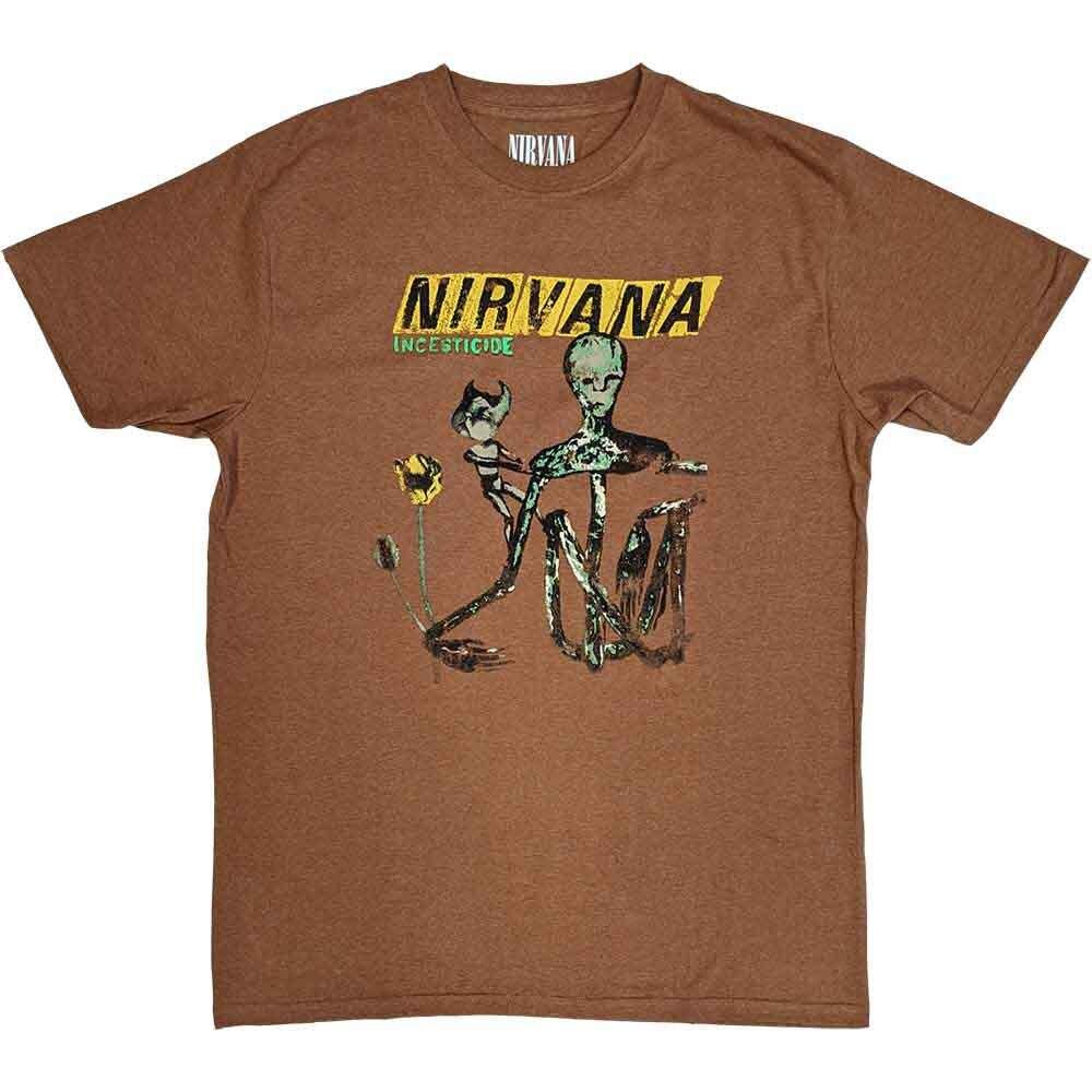 Nirvana Incesticide T-Shirt Brown New Unisex T-Shirt XL
