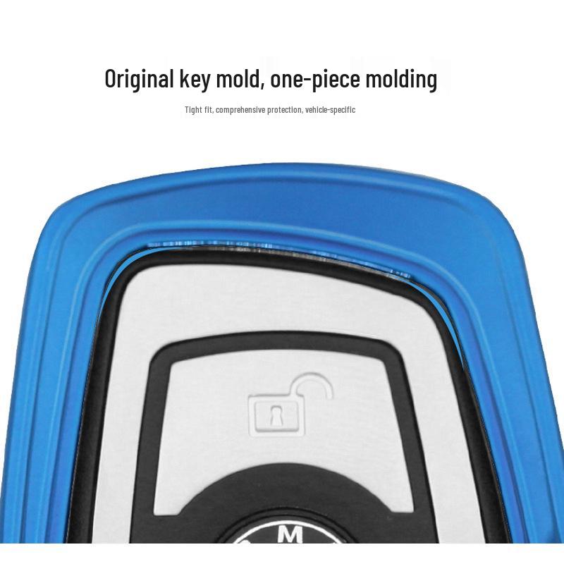 Compatible BMW Key Cover Set: Protective Soft Shell for 3, 5 Series & X5 Remote.