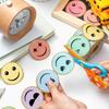 1roll Happy Stickers Color Smile Bulletin Board Decorative For Back To School Classroom Blackboard Decoration Stationery Sticker