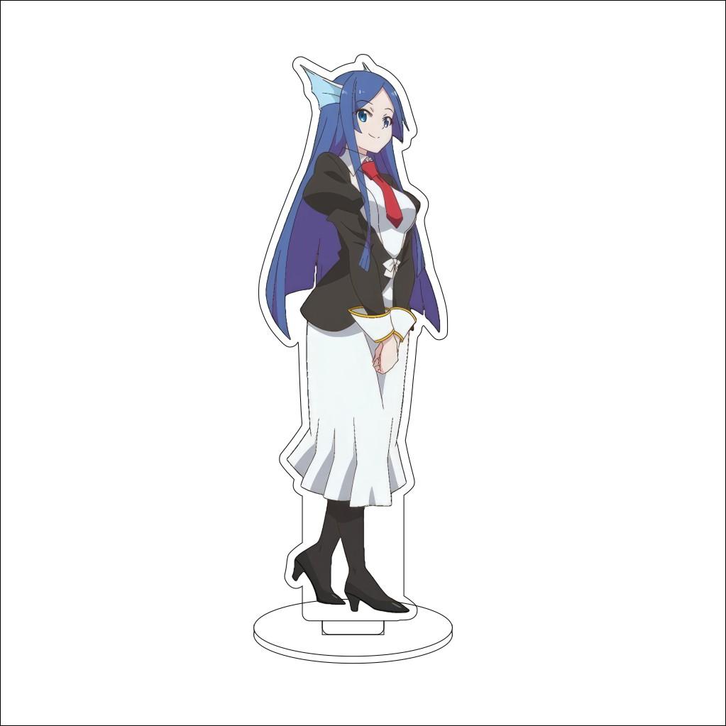 16CM Anime Cosplay Acrylic Stand Ornaments Azusa Falufal Sharula Haruka Flattelude Figure Stand Halloween Gifts