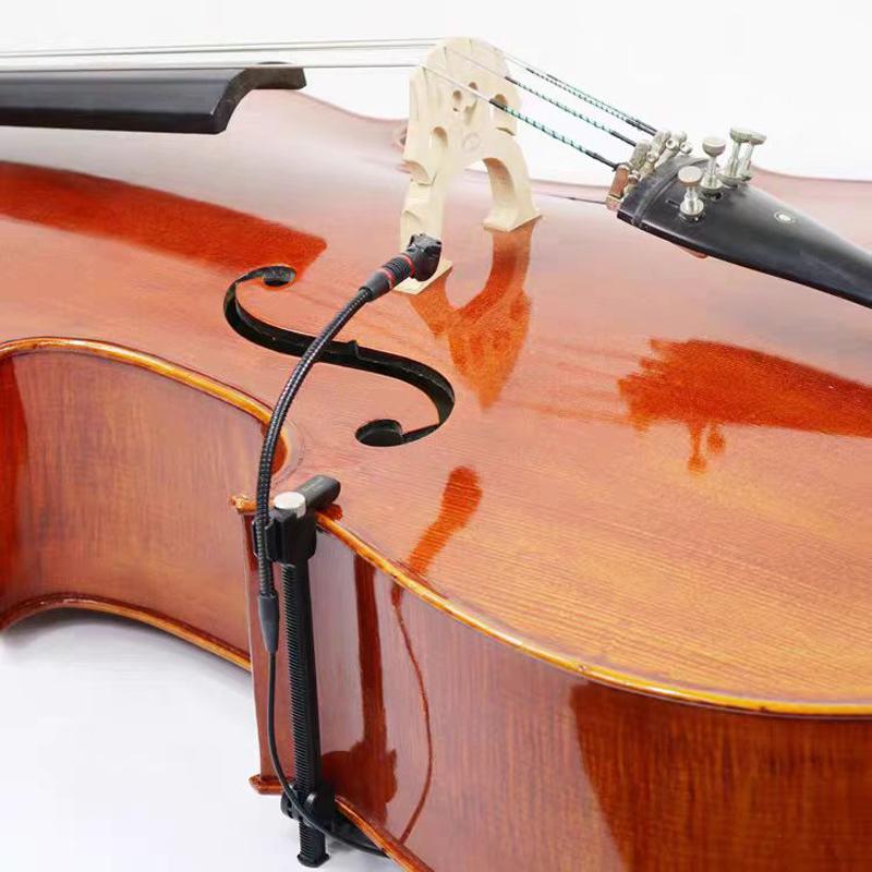 N100G NEW Arrival High Quality Instrument Microphone Clip Clamp for Violin Mandolin Cello and Wooden Guitar, Mic Stand Rackmount